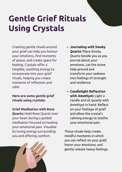 How to Cope With Grief using Crystals