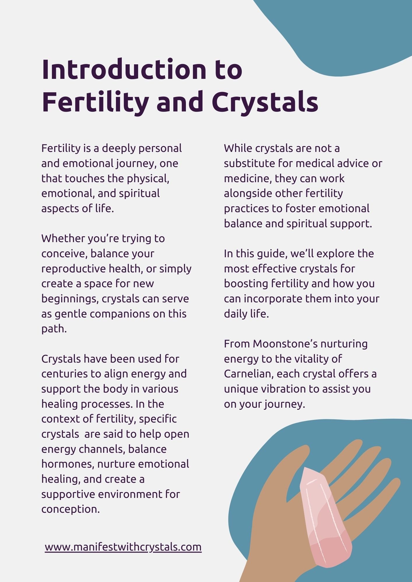 How To Nurture Fertility  With Crystals