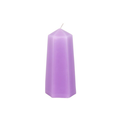 Calming Crystal Candle with Rough Amethyst