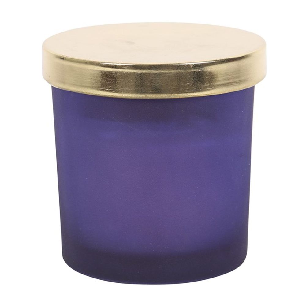 Third Eye Chakra Lavender Crystal Chip Candle