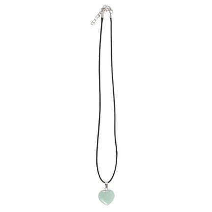 Abundance - Green Aventurine Healing Crystal Heart Necklace