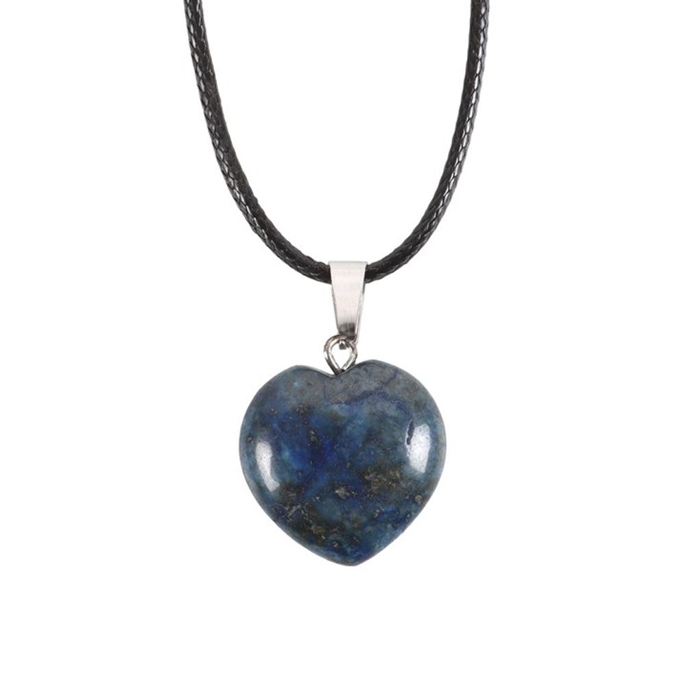 Intuition - Lapis Lazuli Healing Crystal Heart Necklace