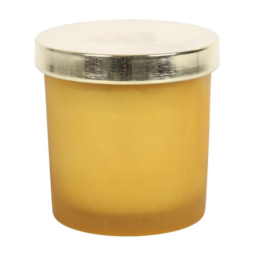 Solar Plexus Chakra Lemon Crystal Chip Candle