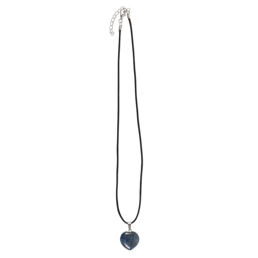 Intuition - Lapis Lazuli Healing Crystal Heart Necklace